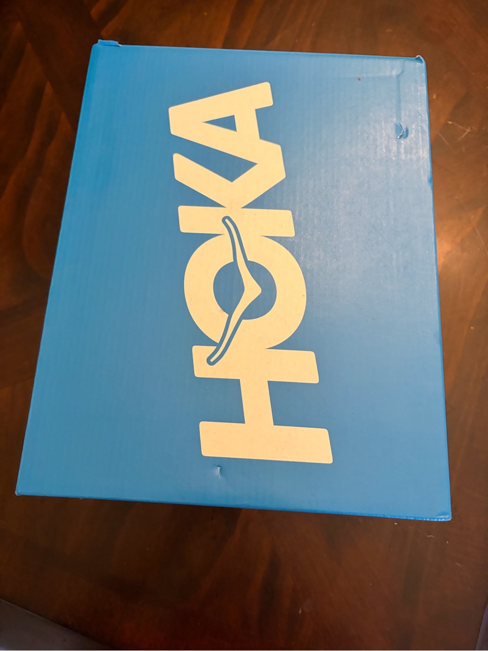 Hoka Kids Shoe Box - Bright Blue with White Logo